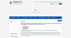 Desktop Screenshot of pireco.com.tn