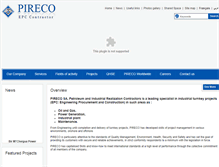 Tablet Screenshot of pireco.com.tn